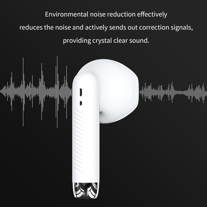 Rock Eb300 Wireless Bluetooth Earphones Ergonomic Design Tws Sports Running Headset with 320mAh Charging Case