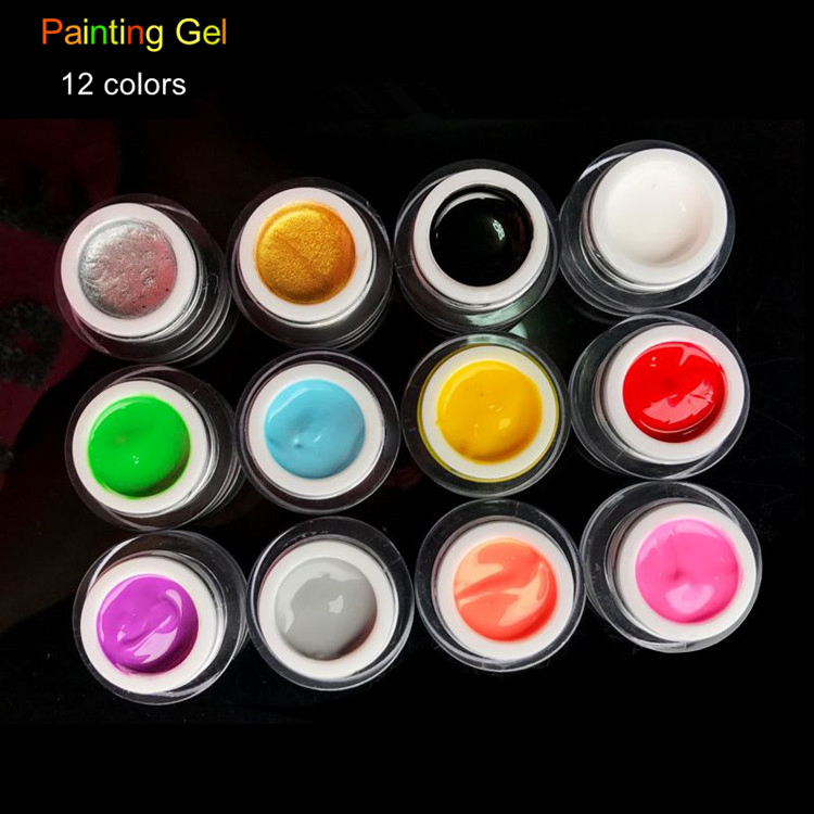 Private Label Nail Art Color Painting/Drawing Acrylic UV Gel for Manicure Product