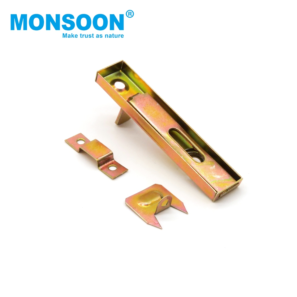 Commercial High Bearing Capacity Hardware Fitting Insert Door Slide Closing Lock Latch Concealed Capacity Safety Push Pull Door Lock Bolt