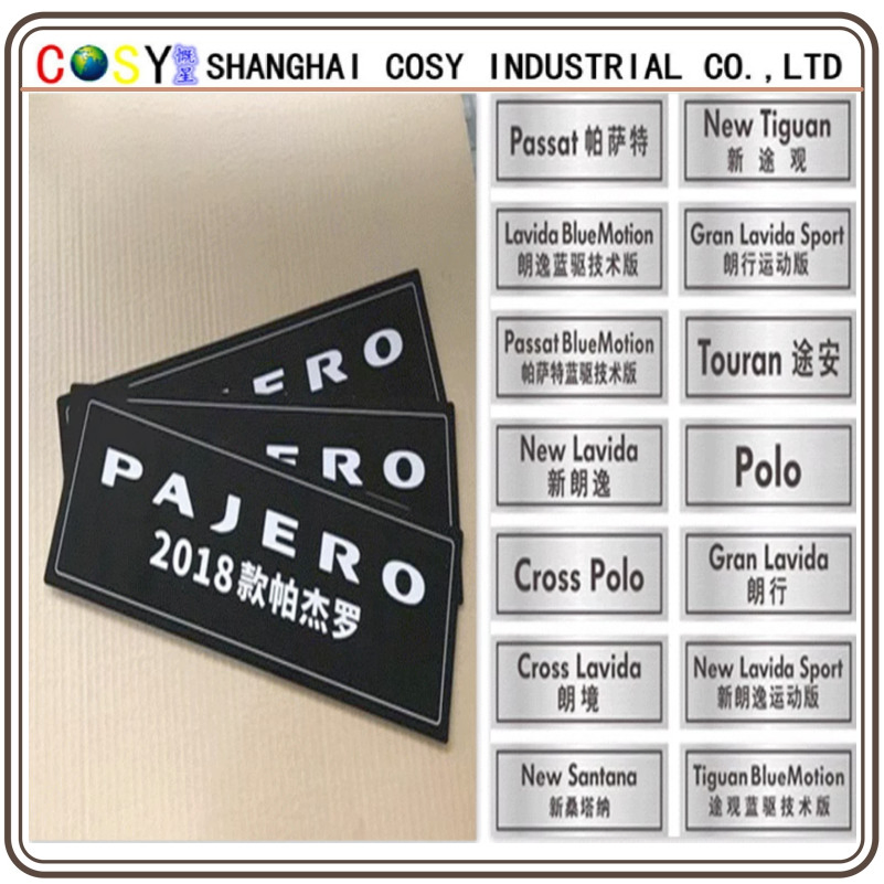 Laser Engraving ABS Sheet ABS Double Color Board
