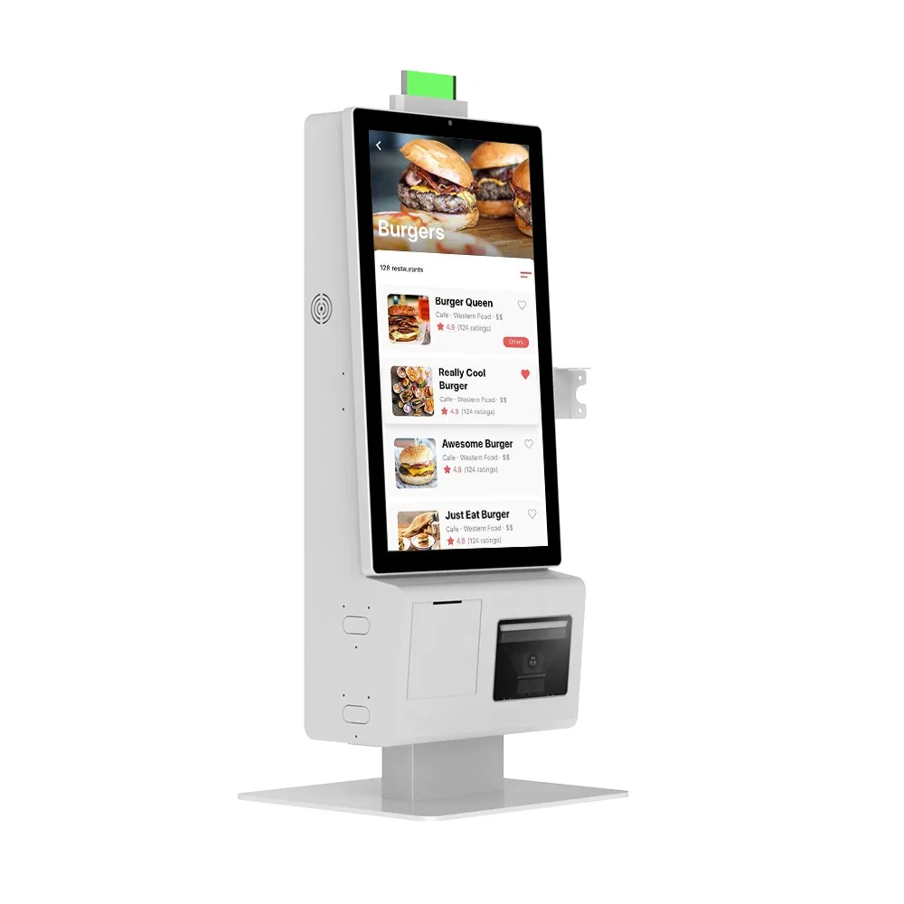 Suntek 21.5 Inches Durable Selfservice Kiosks Payment Terminal Kiosk with POS Space
