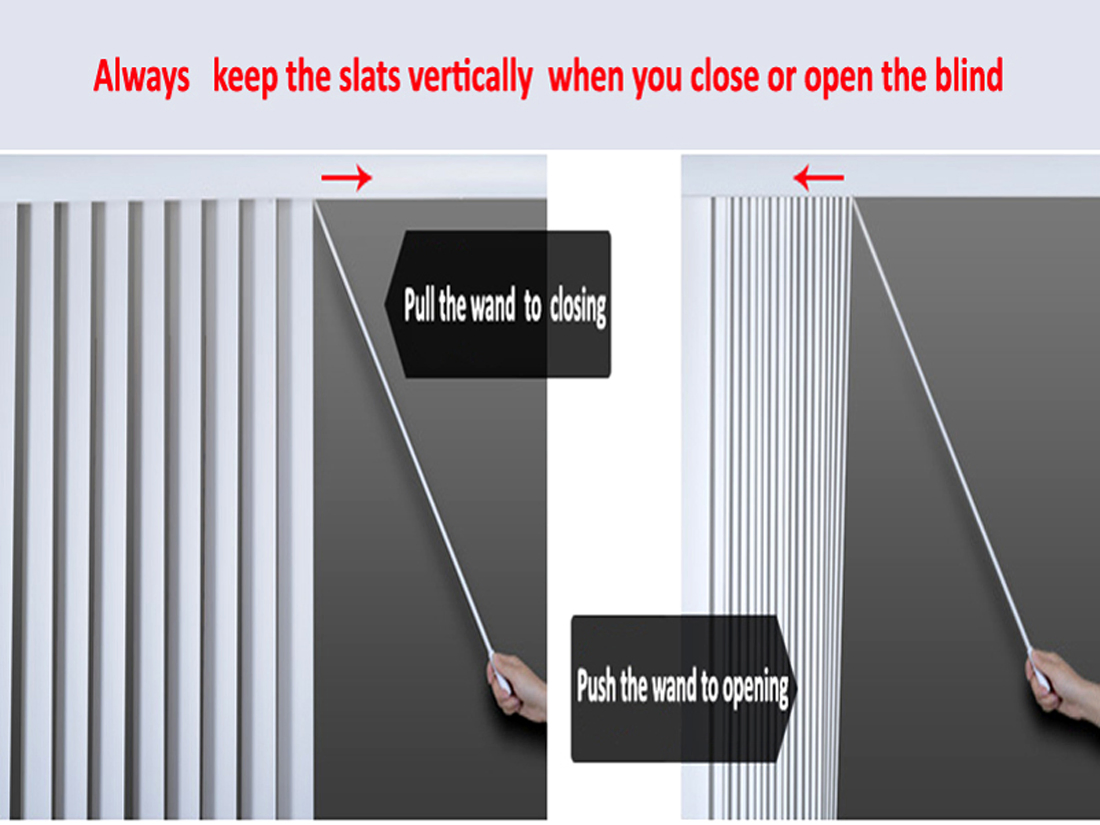 Vinyl PVC Material Bedroom Decorated Window Vertical Blinds
