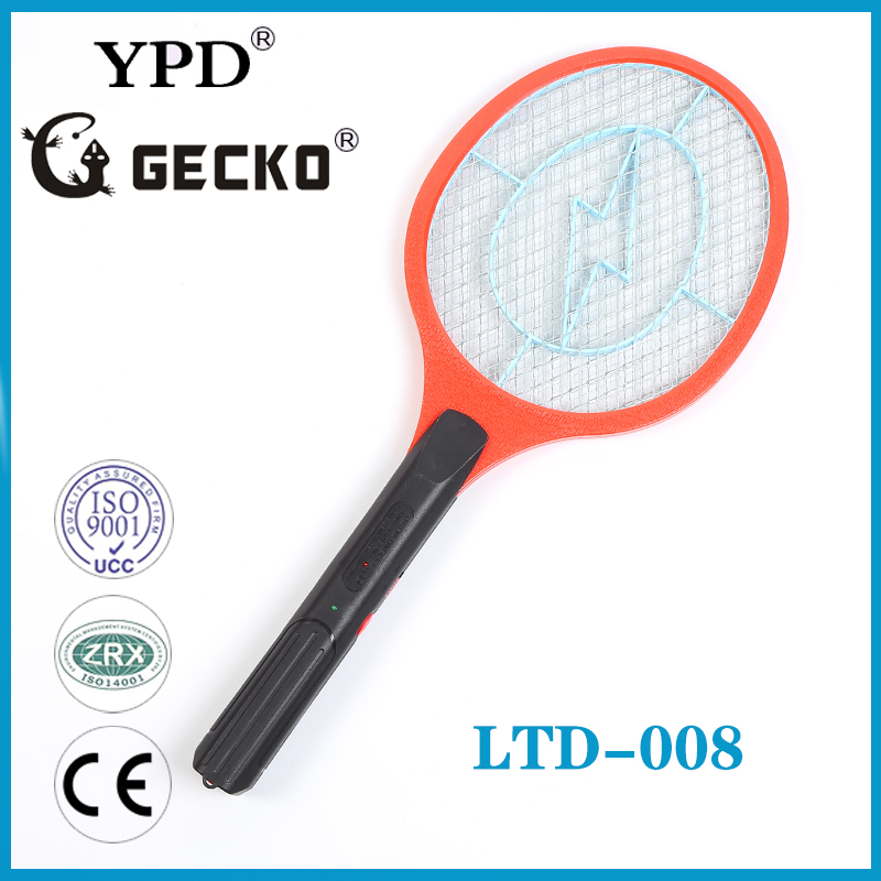 Black Handle Lightning Mesh Core Electric Mosquito Swatter