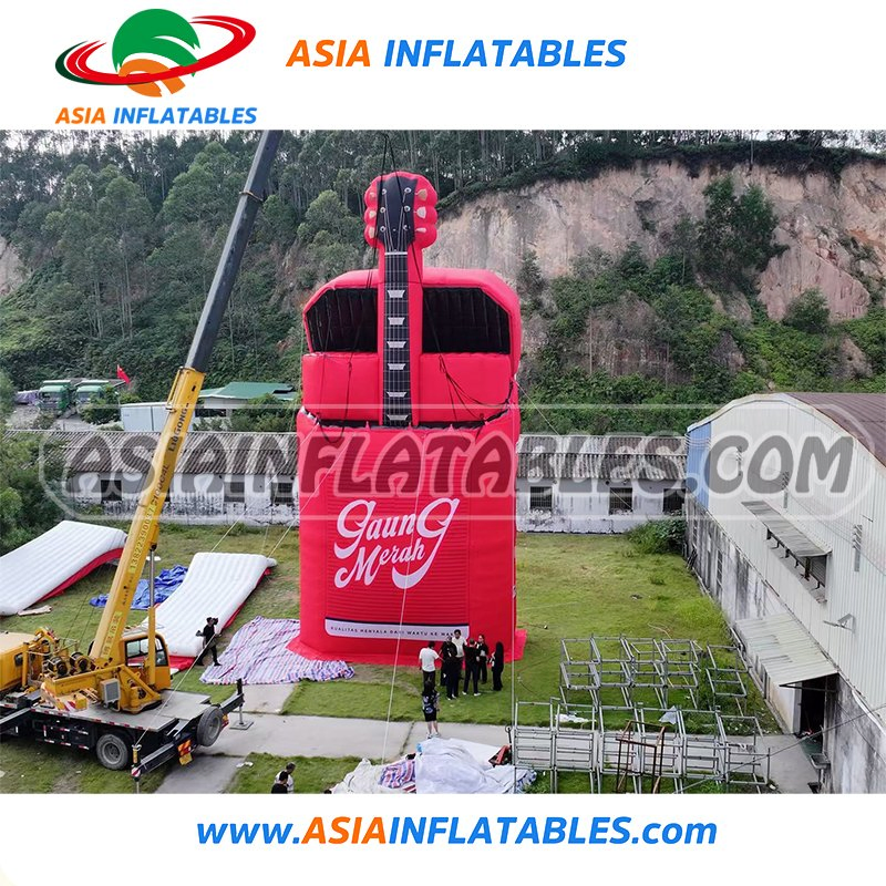 Inflatable Guitar Replicas for Decoration