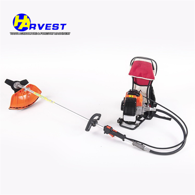 Hot 52cc Backpack Gasoline Grass Trimmer Garden Tool Grass Knapsack Gas Brush Cutter
