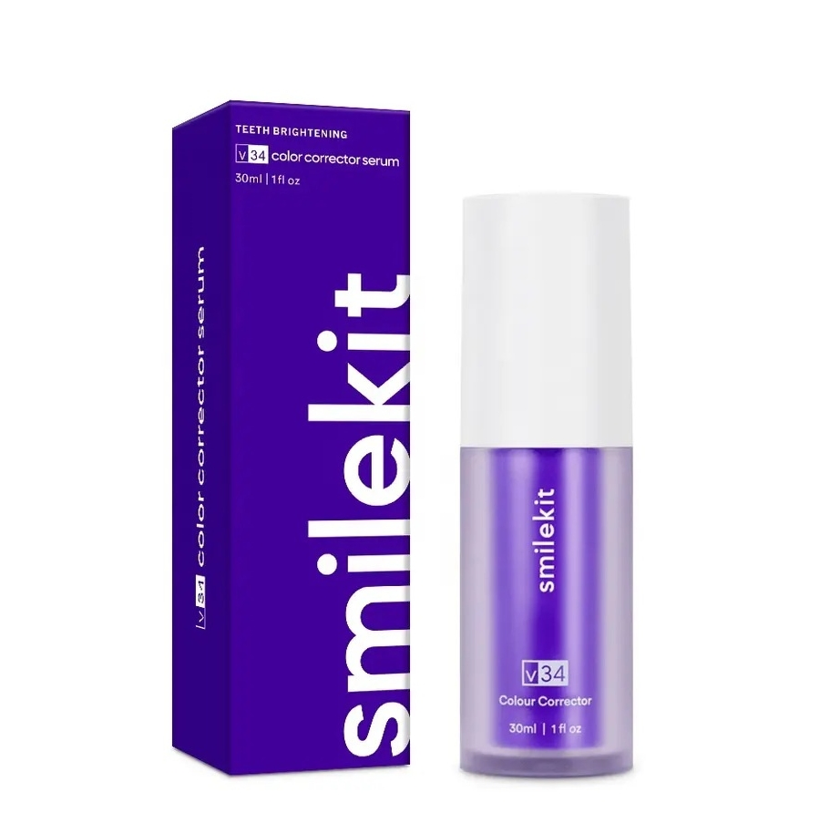 Online Wholesale and Retail V34 Purple Safe Teeth Whitening Toothpaste Teeth Cleaning Remove Yellow Stains Fresh Breath Toothpaste Dental Care Products