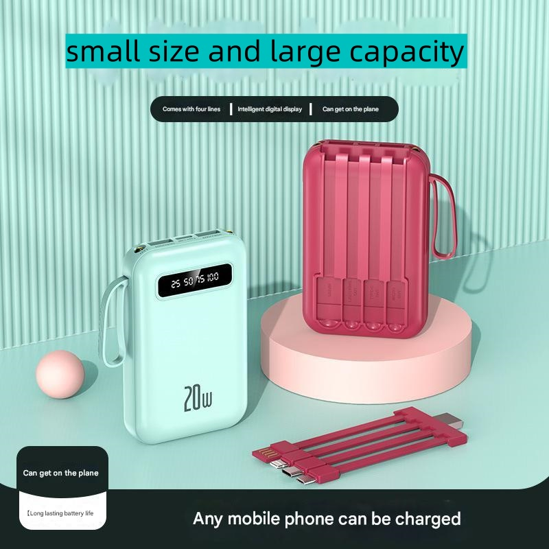 Hiah Capacity 5000mAh Mini Power Bank Wholesale with Cross-Border Gift Custom Logo Gift