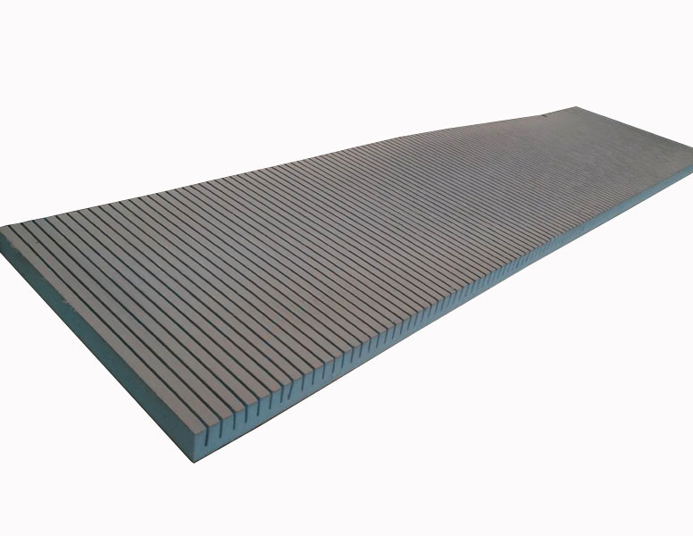 Foam Insulation Tile Board with Curved Blue Polystyrene Design