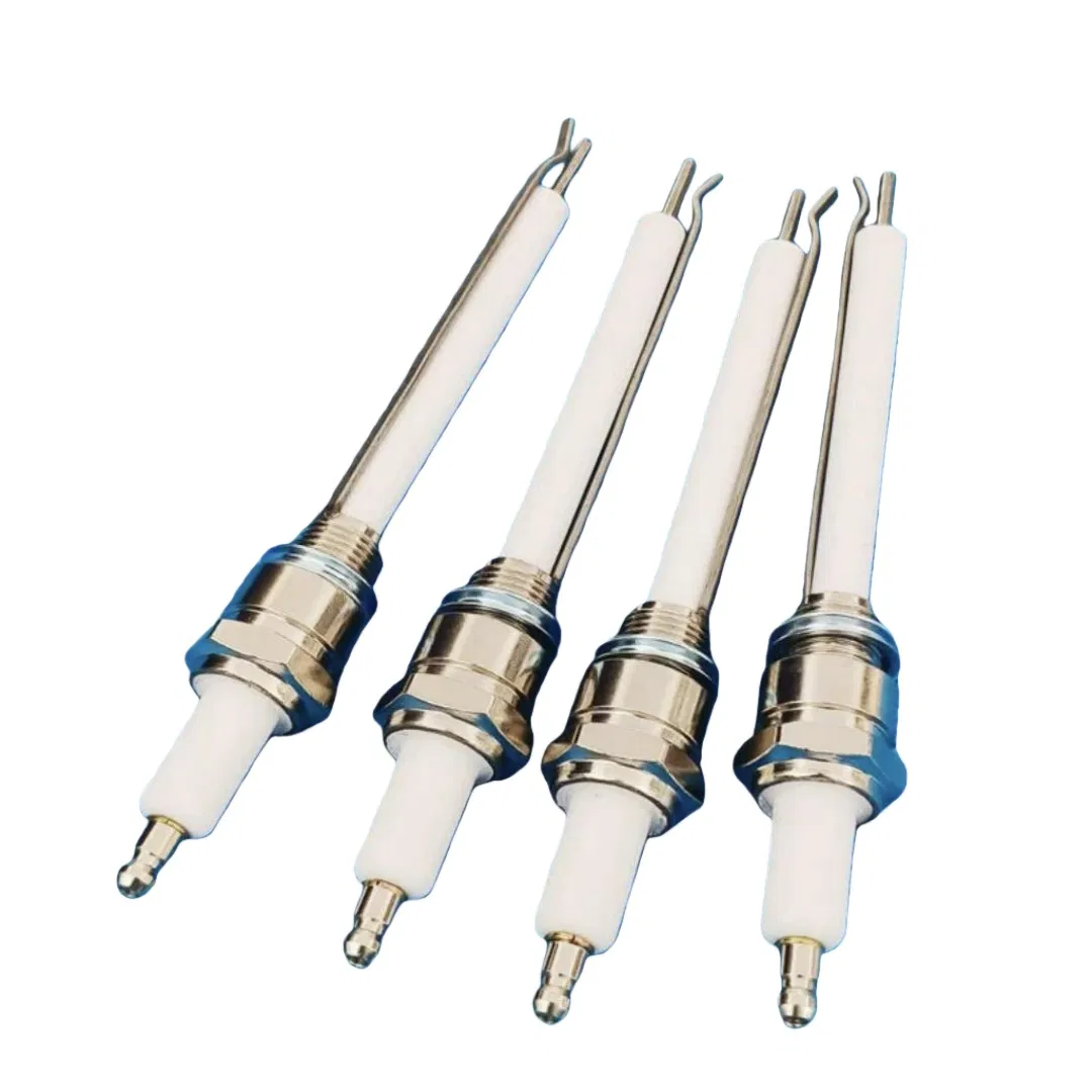 Customized Fuel Gas Burner Alumina Ceramic Insulator Ignition Electrode Rod