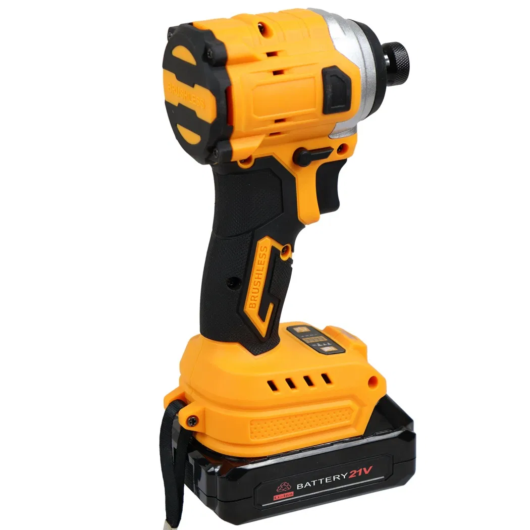 Li-ion Battery Power Tools Brushless Cordless Impact Driver 180n. M