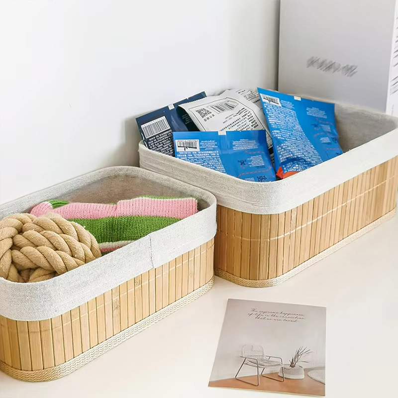 Best Cheapest Bamboo Home Storage Bins for Laundry-Cheap Home Storage Baskets