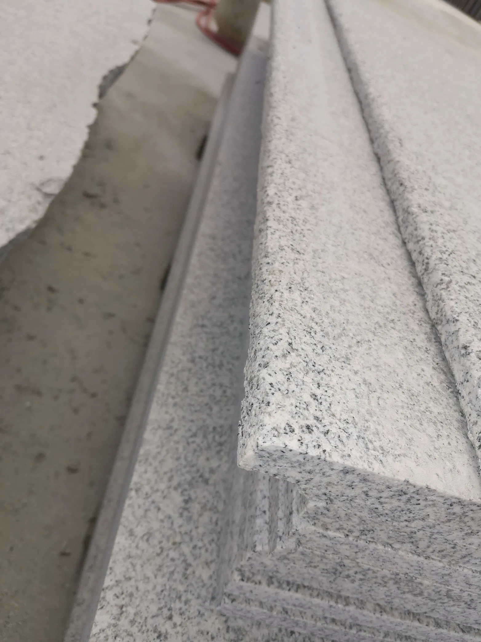 Light Grey Granite Step Paver Riser Slabs
