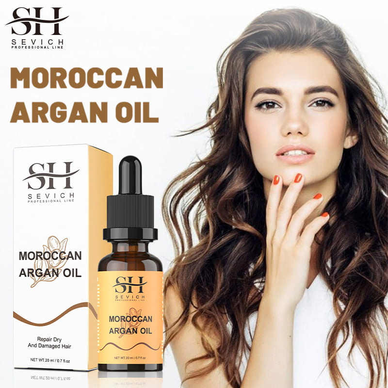 Private Label Argan Oil Nature Smoothing Oil Vitamins Organic Hair Growth Care Treatment Oil
