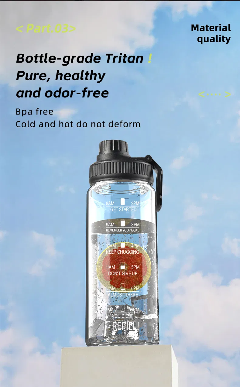 Aohea Obm ODM OEM Plastic Plastic Water Bottle BPA Free Travel Mug Flarsk for Outdoor Sports Hiking Cycling Camping Running Travel Friendly Bottle