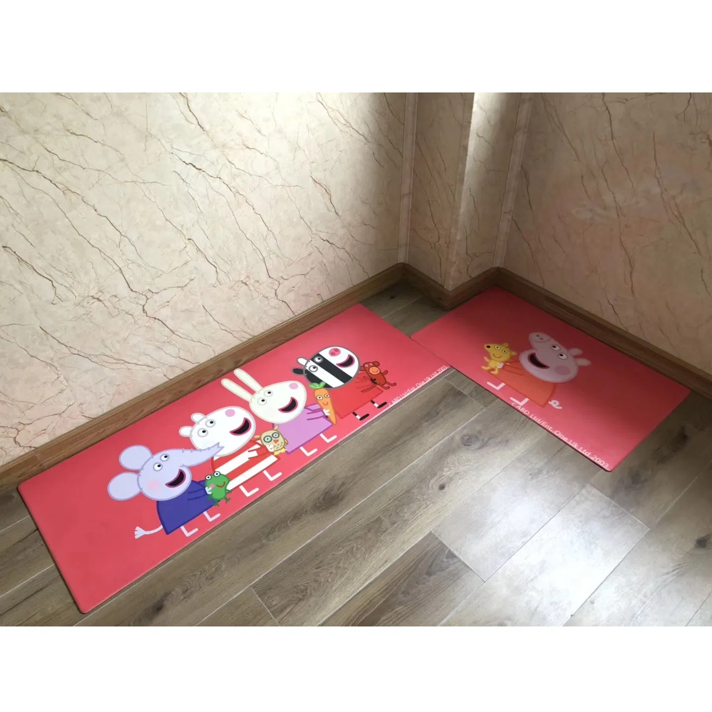 Durable Custom Pattern PVC Printed Mats for Kitchen Use