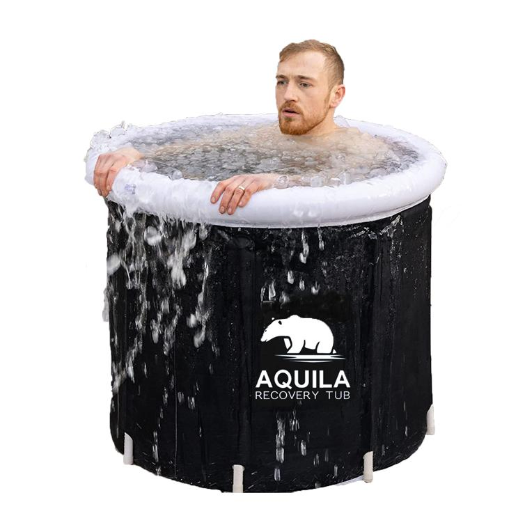 Famous Double Drains Portable Cold Water Therapy Tub