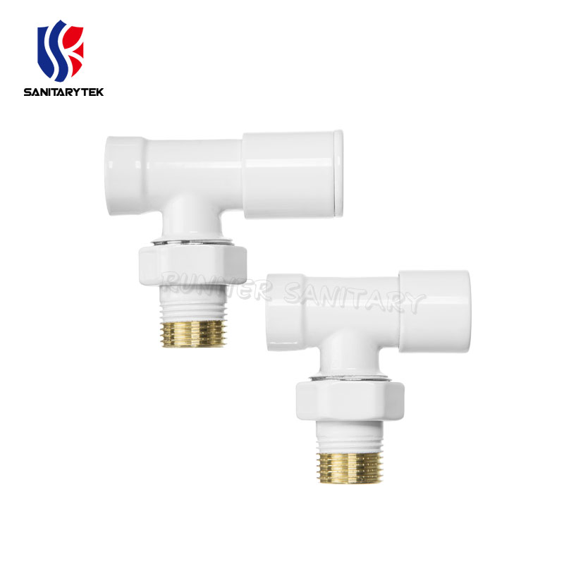 Angled Radiator Valve for Heated Towel Rail