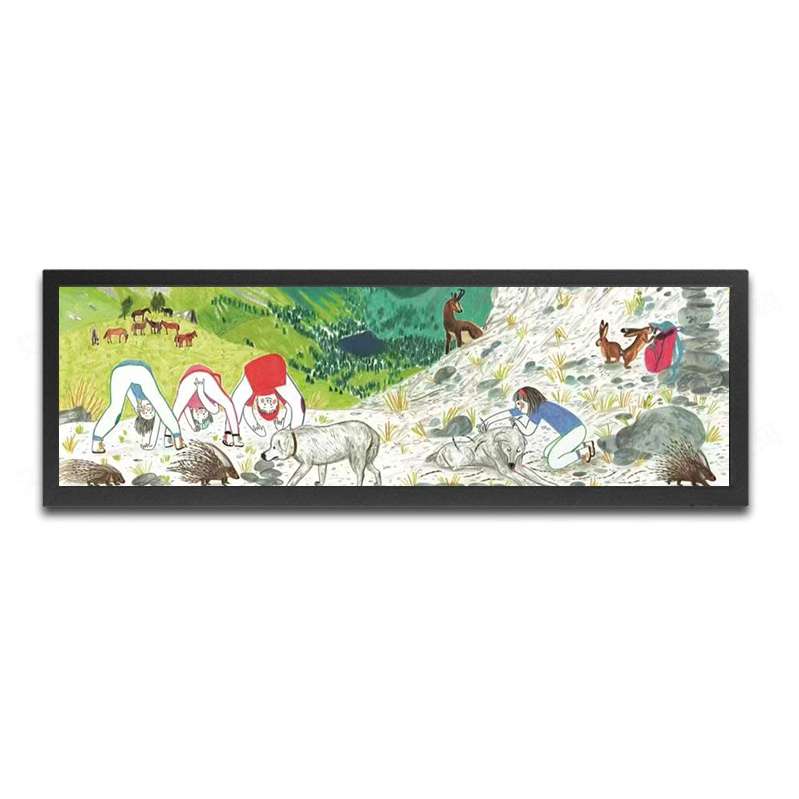 37-дюймовый ультраширокий барный LCD-монитор для рекламы