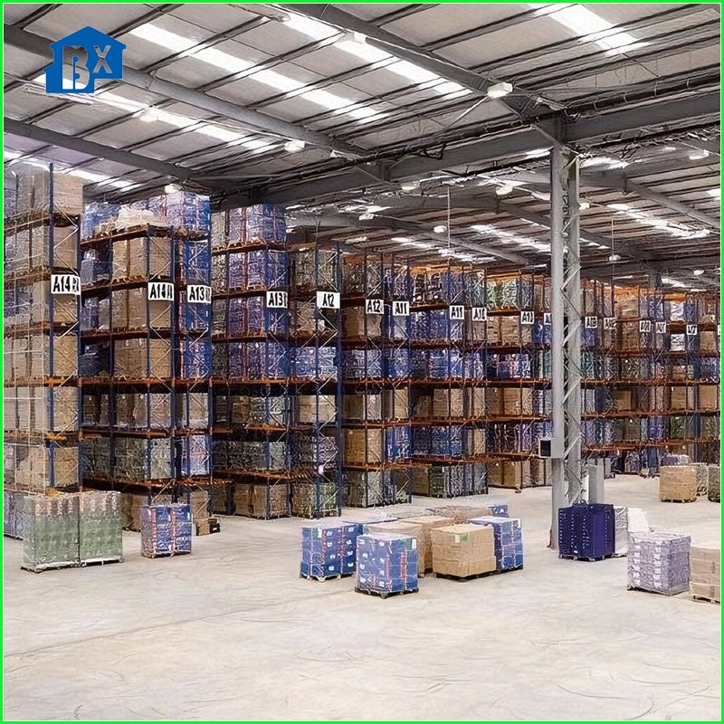 Robust Custom Steel Frame Warehouse Designed for Efficiency Versatile Custom Steel Frame Warehouse Solution for Industrial Use