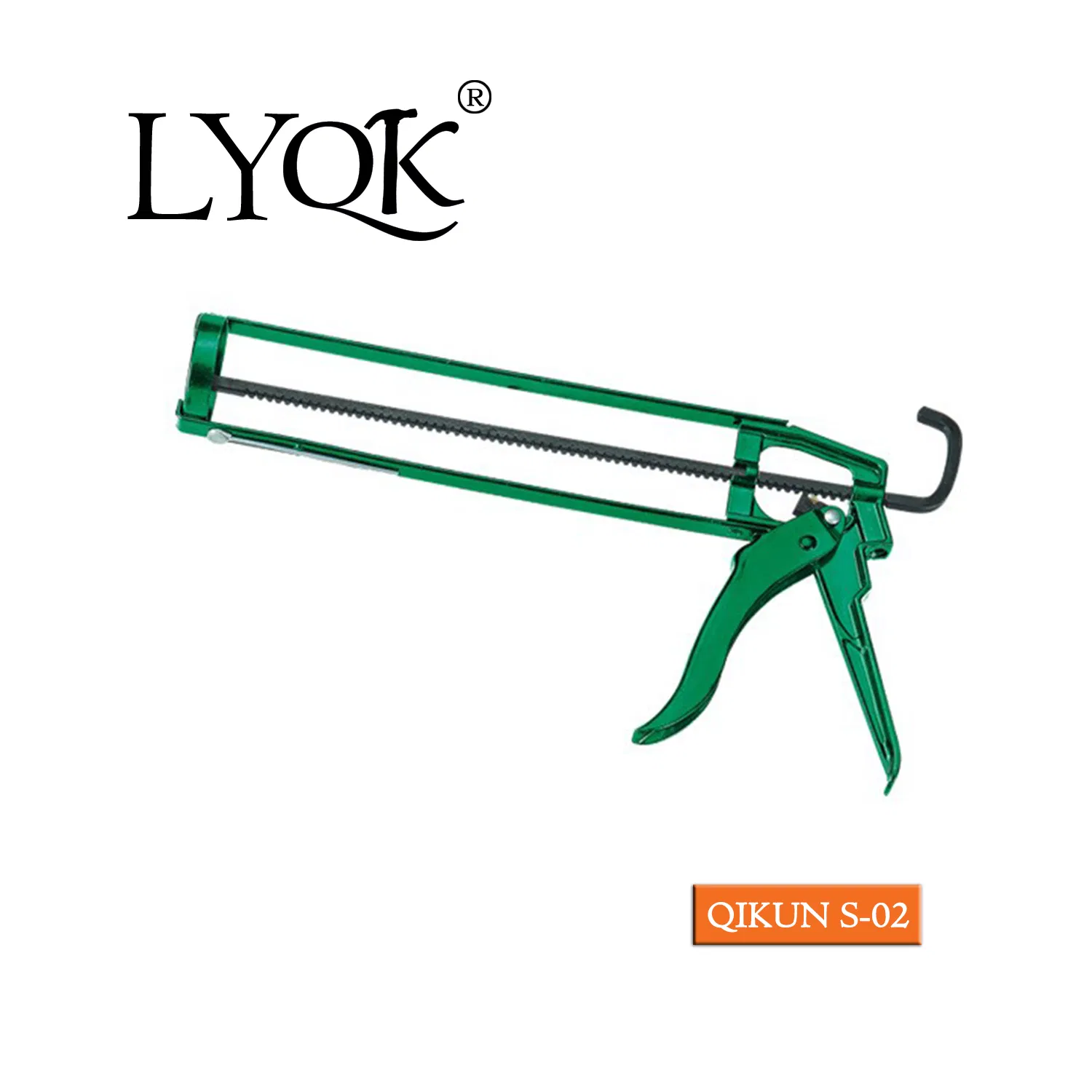 S-02 Double Cartridges Skeleton Caulking Gun