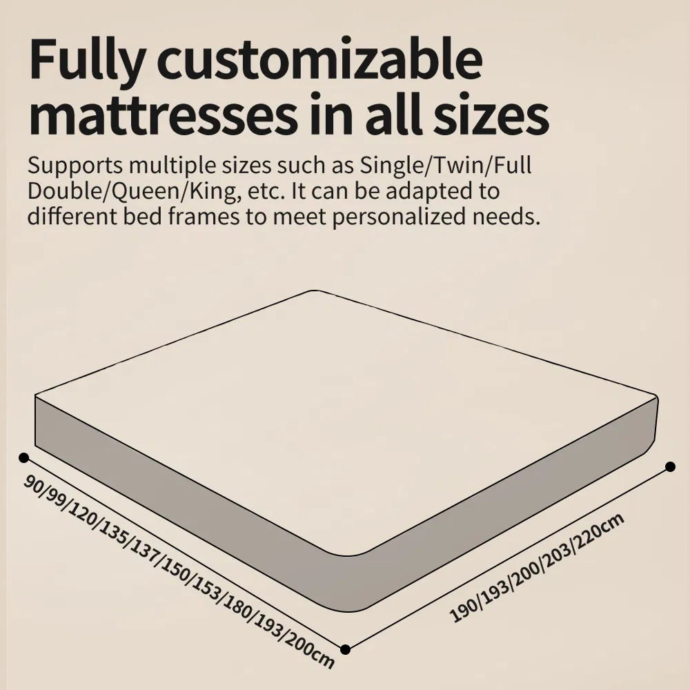 Compressed Roll up Box Euro Top Sleep Well Pocket Spring Bed Mattress