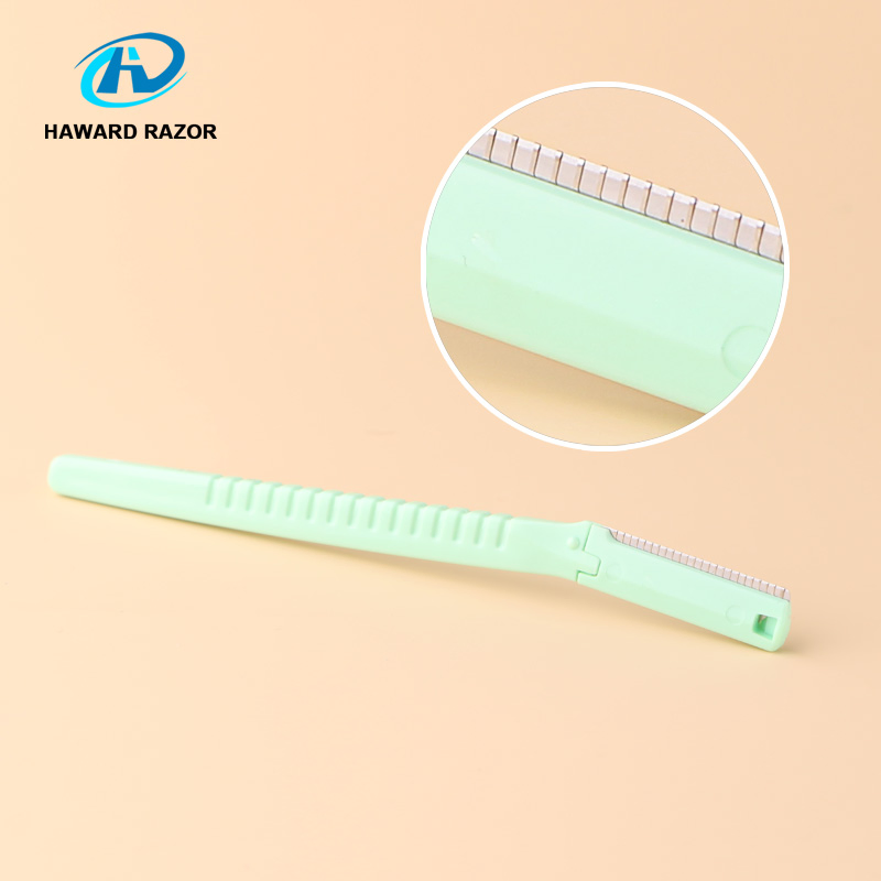 OEM Shaving Razor Blade ABS Plastic Handle Disposable Eyebrow Trimmer