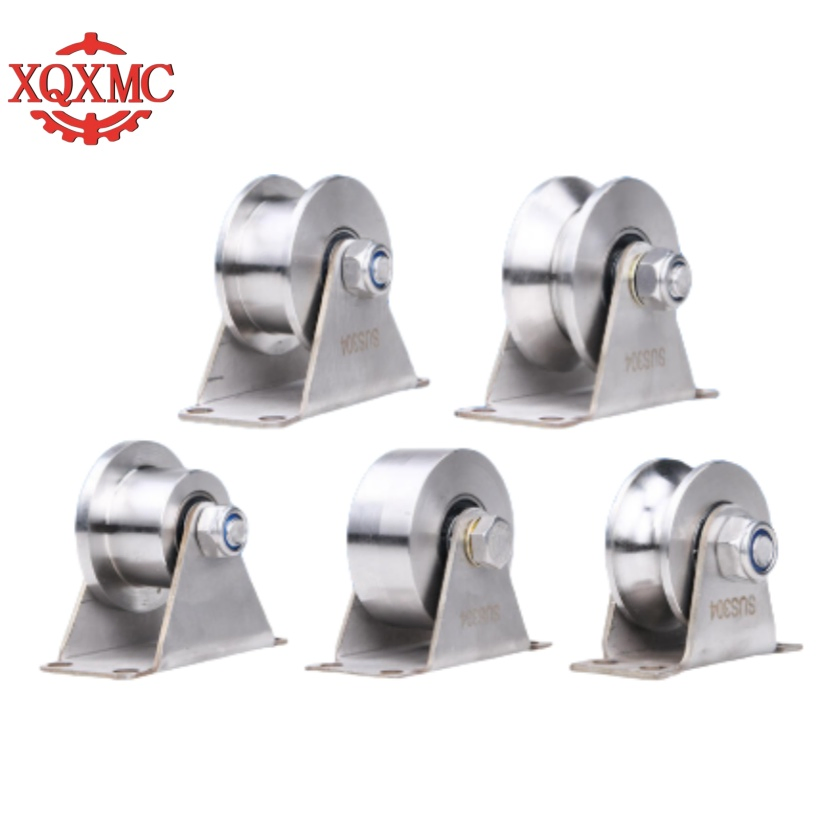 V-Shaped Casters Roll Smoothly Without Getting Stuck, Suitable for Angle Steel and I-Beam Tracks