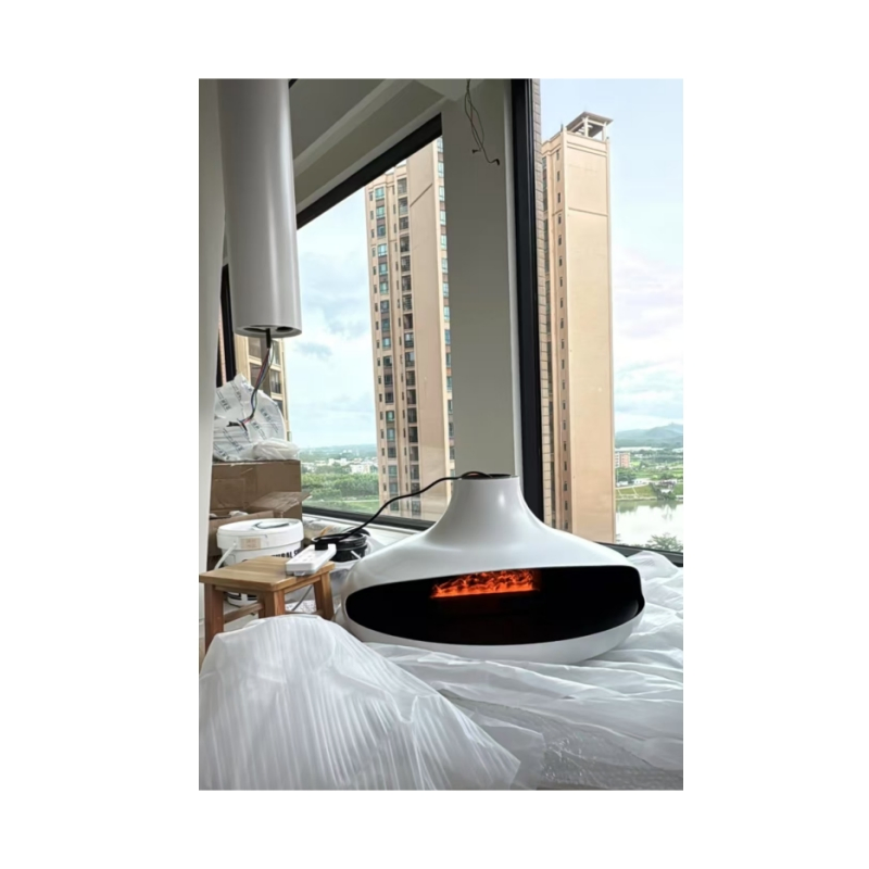 Modern Design Indoor Wood Stove Fireplace Hanging Wood Burner for Heating Pellets