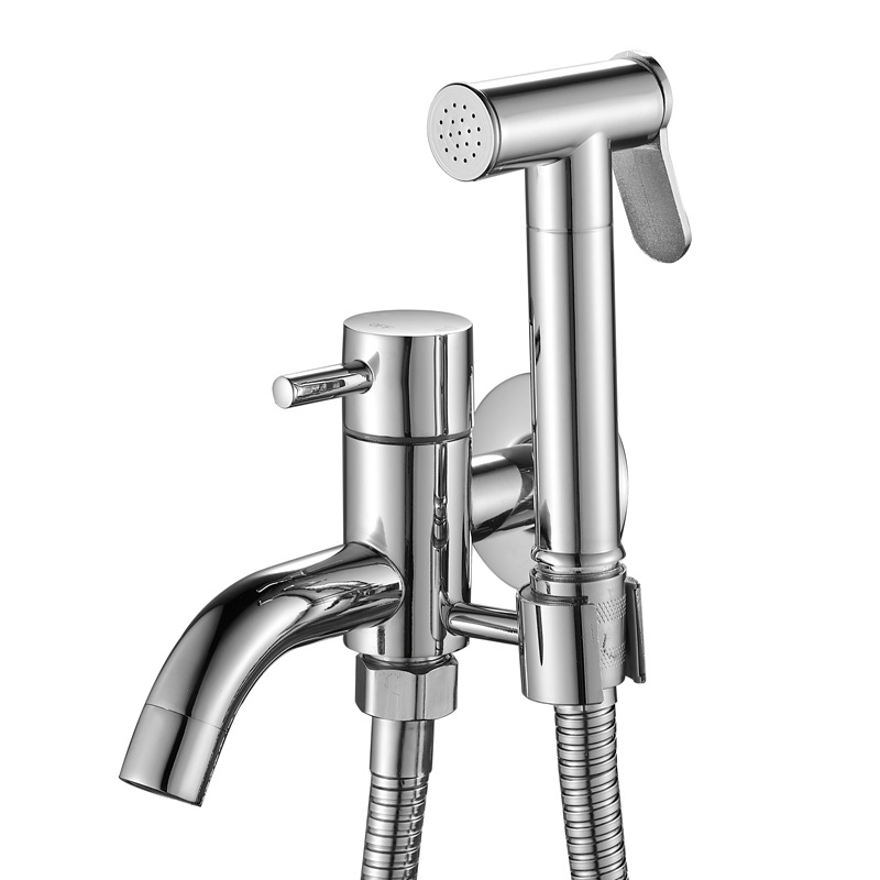 Single - Cold Faucet Comes with a Bidet Sprayer