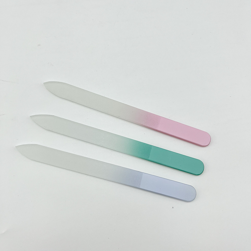 Small Portable Custom Logo Colorful Art Tools Durable Manicure White Corundum Nail File with Case