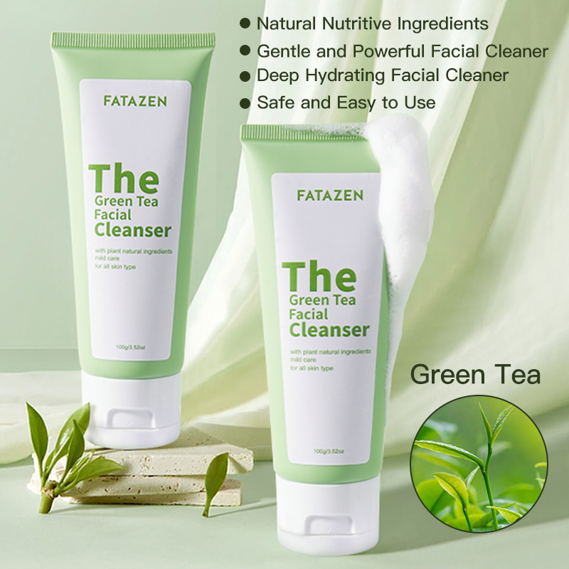 Anti Acne Treatment Green Tea Foaming Face Wash Beauty Skincare Deep Cleansing Gel Mousse Facial Cleanser
