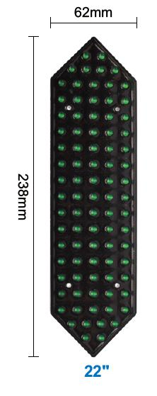 RoHS Approved 22 Inch Assembly 7 Segment LED Display with Waterproof for Outdoor or Semi-Outdoor Application
