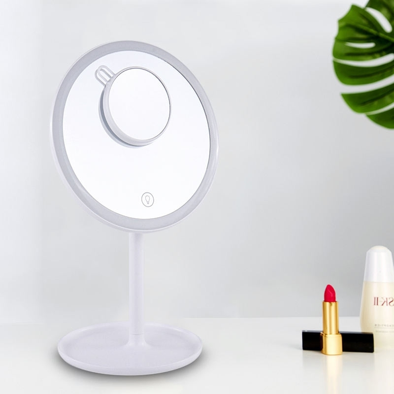 Household LED Table Glass Makeup Cosmetic Mirror