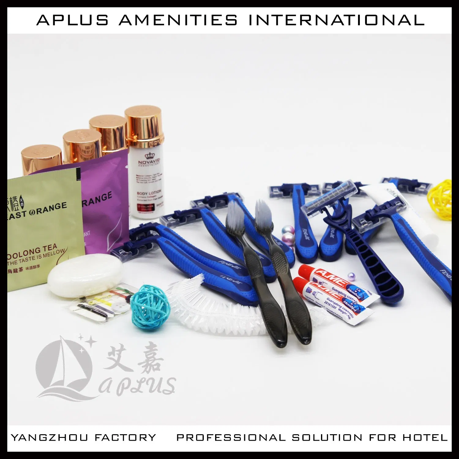 Professional Factory Disposable OEM Safety Biodegradable Razor for Hotel 06