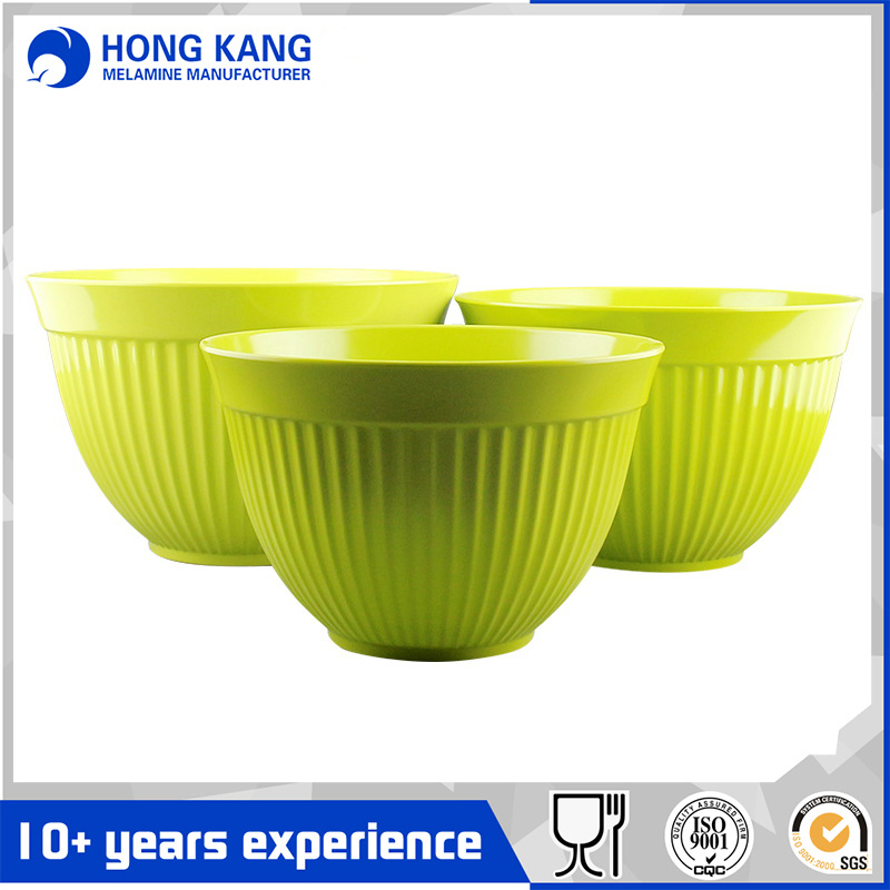 Round Popcorn Salad Melamine Mixing Bowl