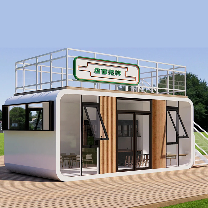 Portable Mobile Assembled House Capsule House Apple Prefab Mobile Cabin