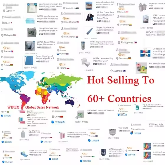 Disposable Hair Towel Hotel Beauty Salon Traveling Cellulose Fiber Tissue Towel