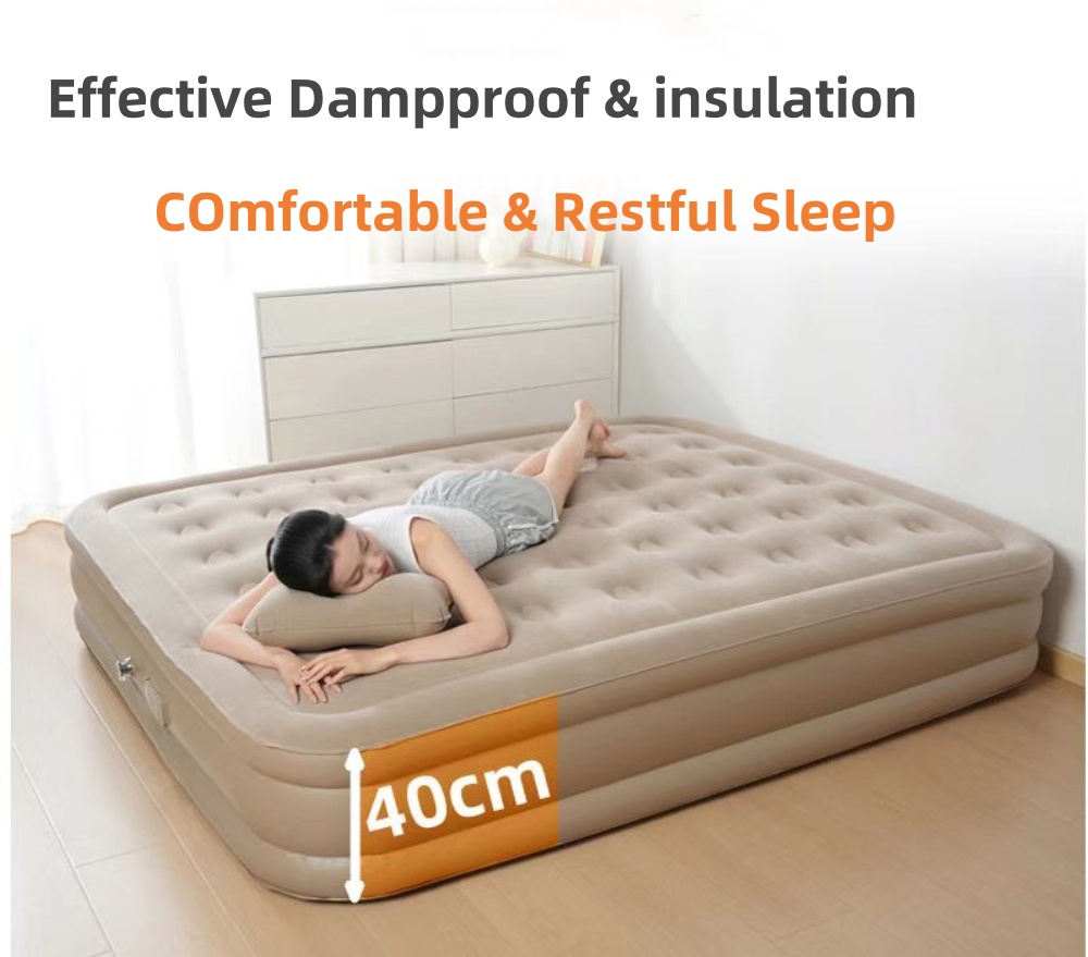 Сумка-матрас надувной с автоматическим насосом портативный