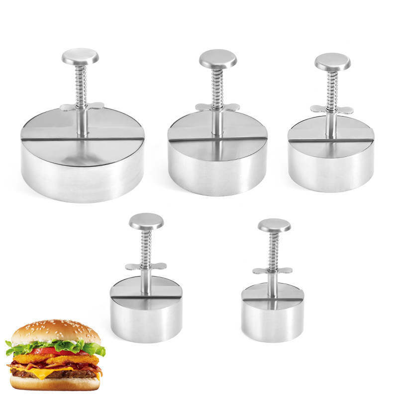 Stainless Steel Hamburger Patties Molded Meat Molds DIY Molds Kitchen Tools