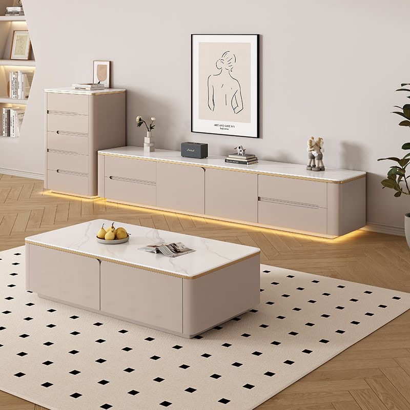 Комплект мебели массив тика тумба под ТВ откидная столик