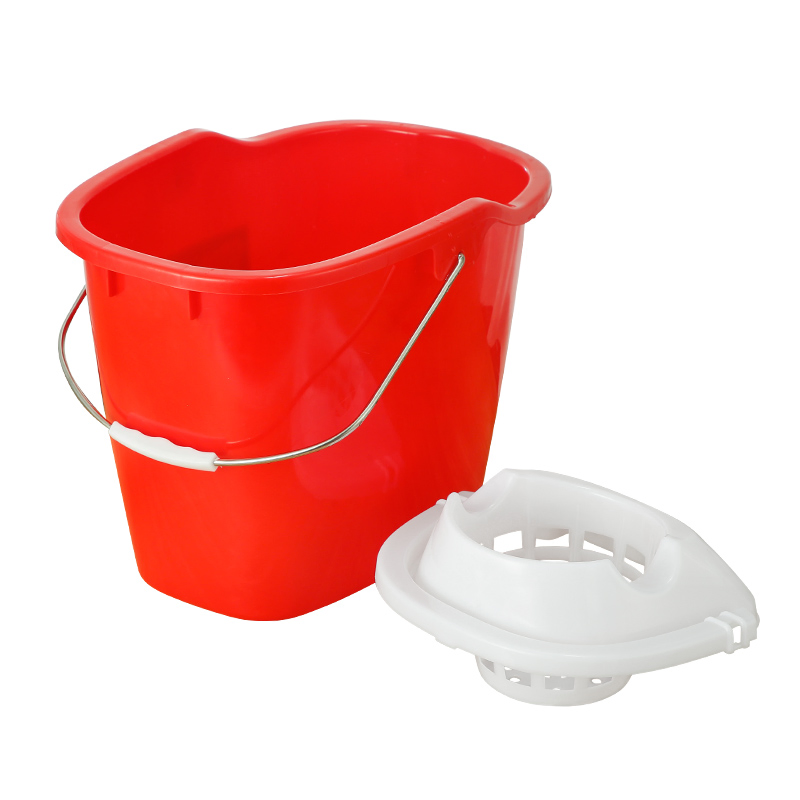 Wholesale Plastic Hotel Floor Cleaning Household Thickened Wringer Mop Bucket