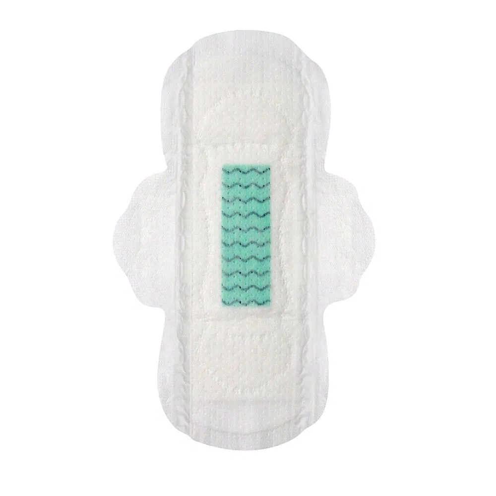 Manufacturer Custom OEM Cotton Sanitary Pad 300mm Ultra Thin Overnight Wings Women Lady Period Menstrual Sanitary Napkin