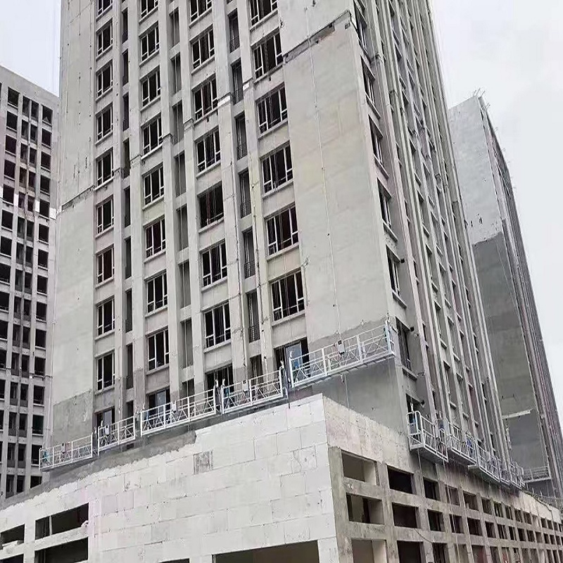 Construction Materials Man Liftingsuspended Plataforma Electric Powered Suspended Construction Platform