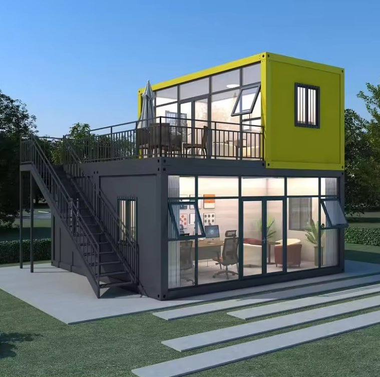 Waterproof Easy Assembly Stackable Portable Container Garage Dorm Prefabricated Mobile Prefab Homes Container House for Outdoor