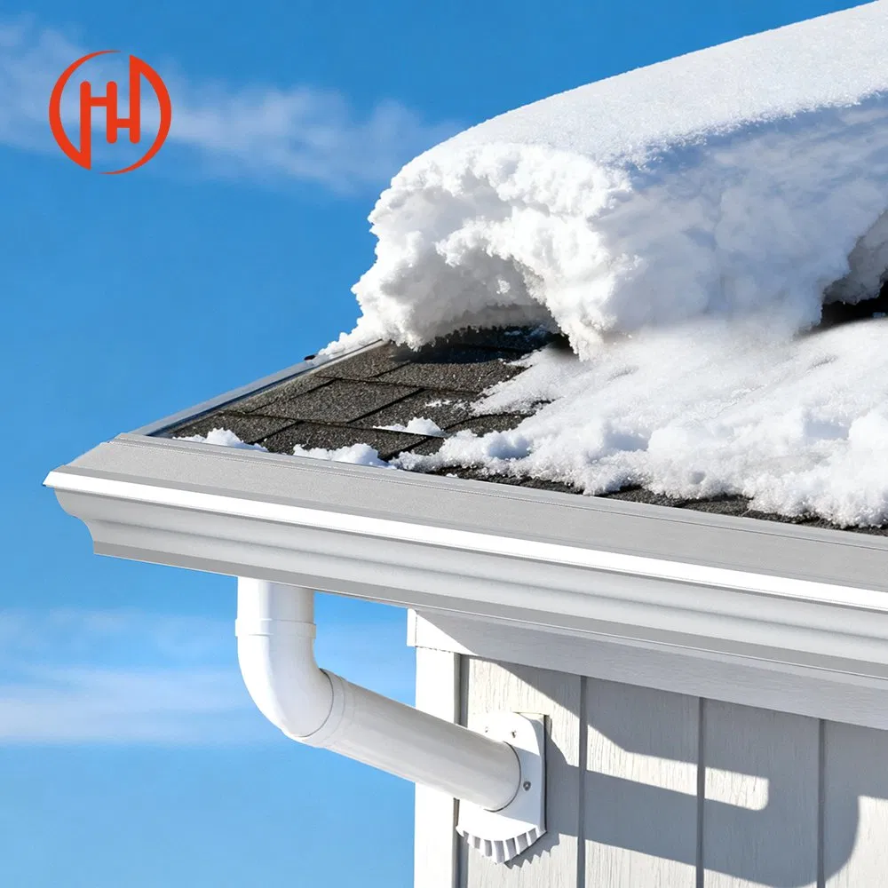 Easy to Install Heated Drainage System Rain Gutter
