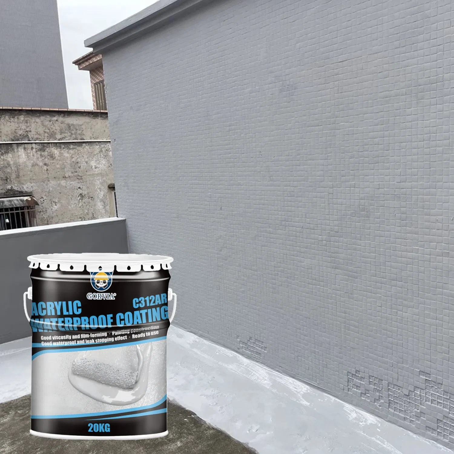 C312A 20kg Waterproof and Leak Stopping Effect Acrylic Waterproof Coating