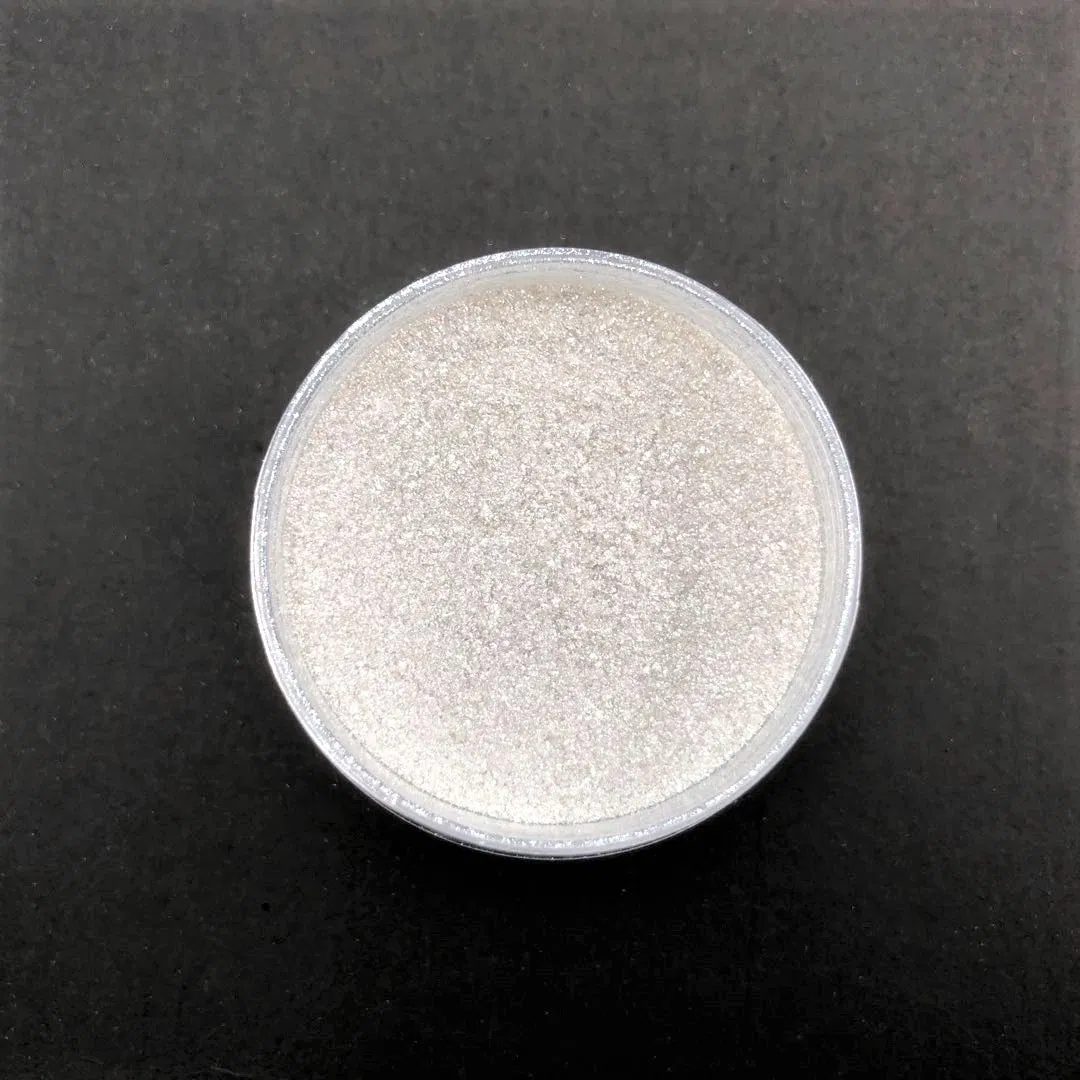 Pearlescent Pigments P663 Starlight Pearl White for Coating Plastic 163 Rutile Fine Silver Paint Nail Beauty