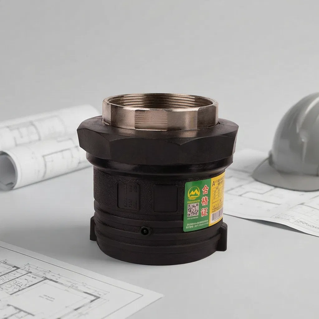 90mm Electrofusion Thread Female Coupler Electrofusion Fitting HDPE Pipe Fitting