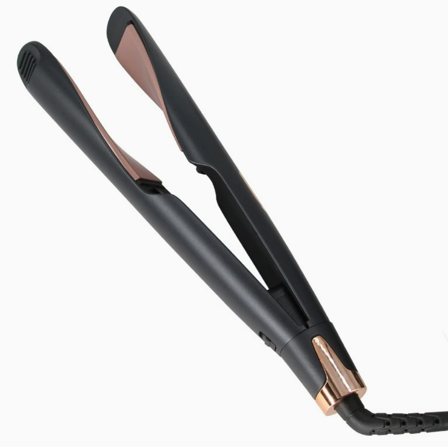 Save Dual-Purpose Ceramic Twisted Plate Hair Straightener Curling Iron Electric Splint LCD Display Household Use Splint Straightener