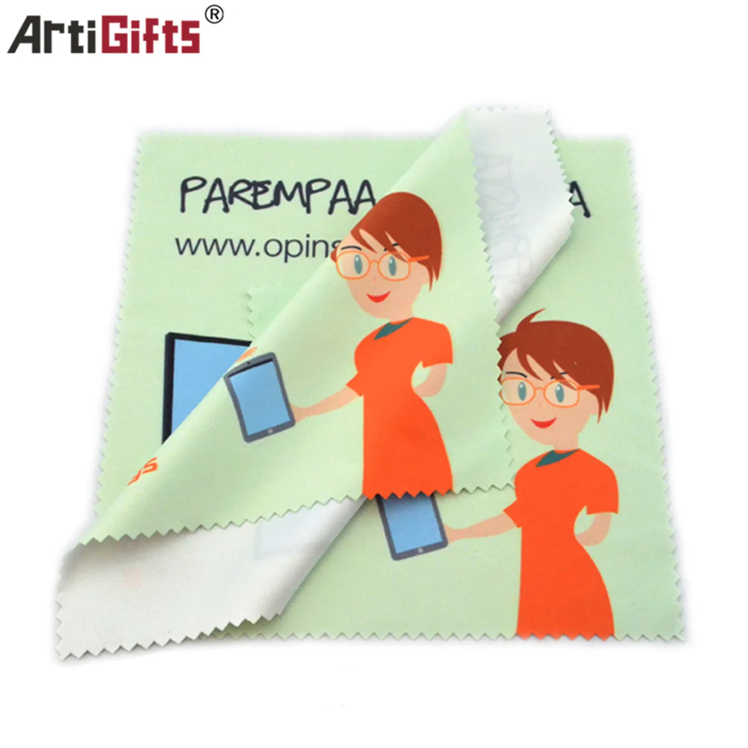 Custom Microfiber Simple Square Eyeglass Glasses Cleaning Cloth